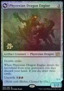 Dragon-machine phyrexian<br>Mishra, tomb aux mains de Phyrexia
