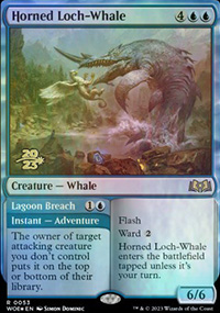 Baleine de loch  corne<br>Brche du lagon - 