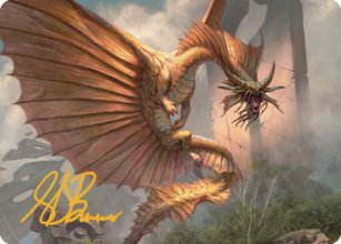 Ancient Gold Dragon - Art - 