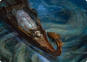 Barque funraire - Illustration - 
