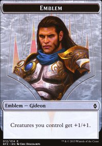 Emblem Gideon, Ally of Zendikar - 