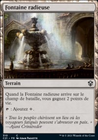 Fontaine radieuse - 