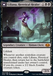 Liliana, Heretical Healer - Commander Collection: Black