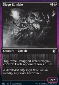 Siege Zombie - Innistrad: Double Feature