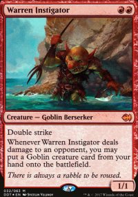 Warren Instigator - Merfolk vs. Goblins