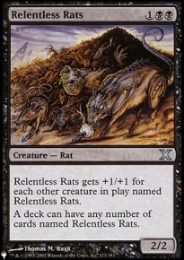 Relentless Rats - The List