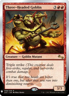 Three-Headed Goblin - The List