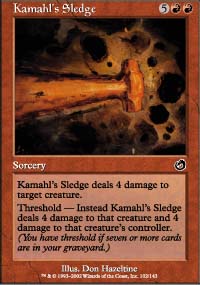 Kamahl's Sledge - 