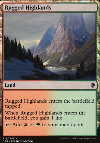 Rugged Highlands - Commander 2016