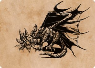 Dragon de cuivre ancien - Illustration - 