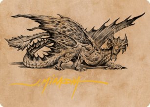 Dragon d'airain ancien - Illustration - 