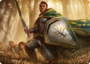 Boromir, Warden of the Tower - Art 1 - The Lord of the Rings - Art Series