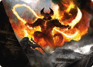 The Balrog, Durin's Bane - Art 1 - The Lord of the Rings - Art Series