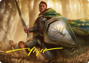 Boromir, Warden of the Tower - Art 2 - The Lord of the Rings - Art Series