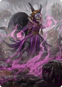 Liliana of the Dark Realms - Art - Bloomburrow - Art Series