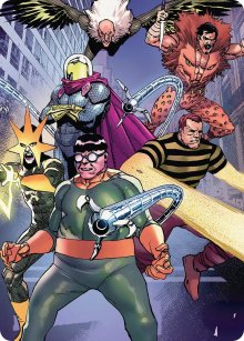 Gare aux Sinister Six ! - Illustration - Marvels Spider-Man - Art Series