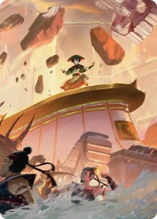 Fa�onner la terre - Illustration - Avatar: The Last Airbender - Art Series