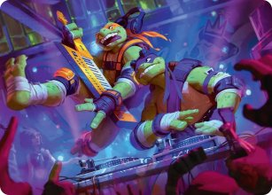 Mikey et Don, f�tards - Illustration - Teenage Mutant Ninja Turtle - Art Series