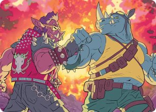 Bebop et Rocksteady - Illustration - Teenage Mutant Ninja Turtle - Art Series