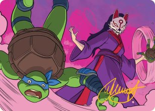 Technique de Kitsune - Illustration - Teenage Mutant Ninja Turtle - Art Series