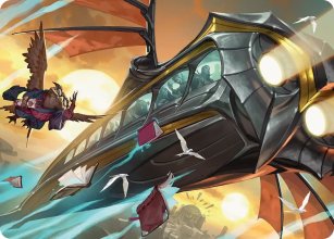 Bus volant de Strixhaven - Illustration - Secrets of Strixhaven - Art Series