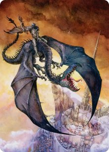 Roi-sorcier, porteur de ruine - Illustration - The Hobbit - Art Series