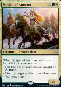 Knight of Autumn - D&D Forgotten Realms Commander Decks