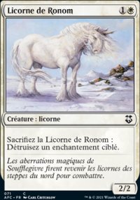 Licorne de Ronom - 