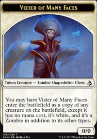 Vizier of Many Faces Token - 