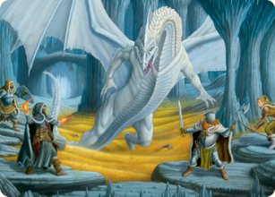 Grotte du dragon de givre - Illustration - 