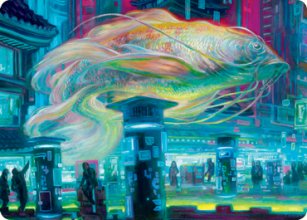 Skyswimmer Koi - Art 1 - Kamigawa: Neon Dynasty - Art Series