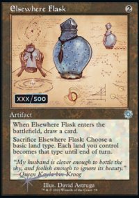 Elsewhere Flask 3 - The Brothers' War Retro Artifacts