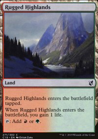 Rugged Highlands - Commander 2019