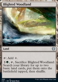 Blighted Woodland - Commander 2021