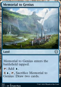 Memorial to Genius - Commander 2021