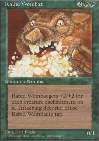 Wombat enrag - 