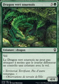 Dragon vert sournois - 