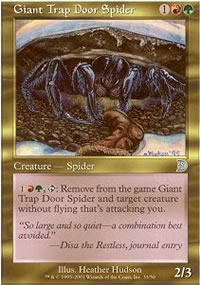 Giant Trap Door Spider - Deckmasters