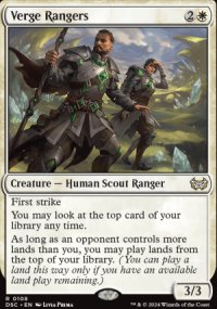 Verge Rangers - Duskmourn House of Horrors: Commander Decks