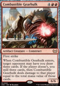 Combustible Gearhulk - Duskmourn House of Horrors: Commander Decks