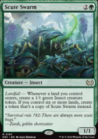 Scute Swarm - Duskmourn House of Horrors: Commander Decks