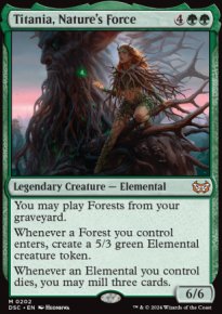 Titania, Nature's Force - Duskmourn House of Horrors: Commander Decks