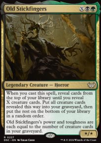 Old Stickfingers - Duskmourn House of Horrors: Commander Decks