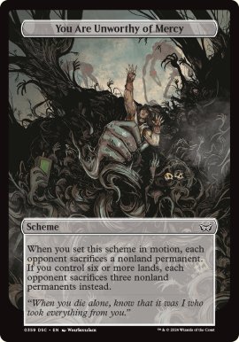 You Are Unworthy of Mercy - Duskmourn House of Horrors: Commander Decks