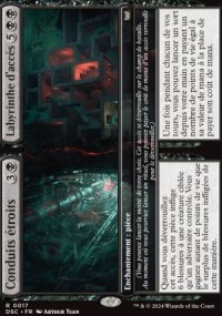 Conduits troits / Labyrinthe d'accs<br>Conduits troits / Labyrinthe d'accs - Duskmourn House of Horrors: Commander Decks