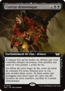 Contrat dmoniaque - Duskmourn House of Horrors: Commander Decks