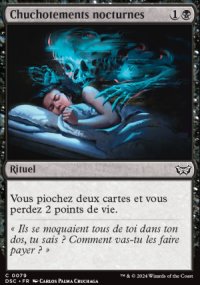 Chuchotements nocturnes - Duskmourn House of Horrors: Commander Decks