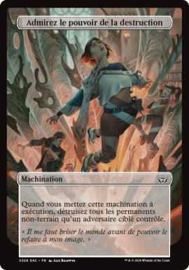 Admirez le pouvoir de la destruction - Duskmourn House of Horrors: Commander Decks