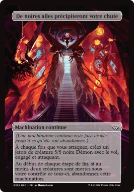 De noires ailes prcipiteront votre chute - Duskmourn House of Horrors: Commander Decks