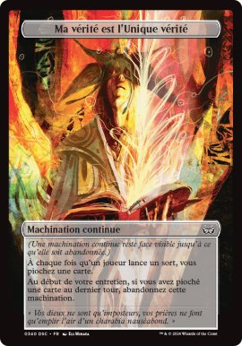 Ma vrit est l'Unique vrit - Duskmourn House of Horrors: Commander Decks